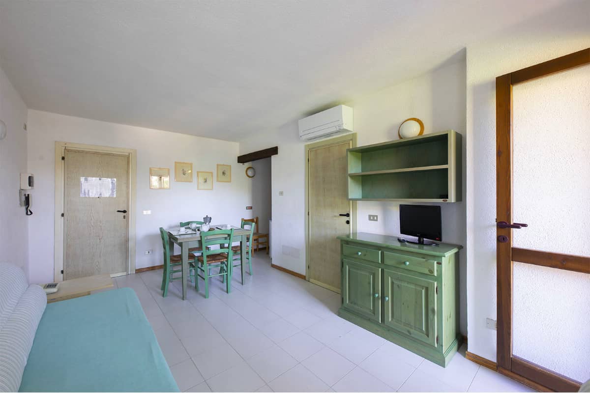 Portorotondo Residence Bilocale 5 ospiti soggiorno