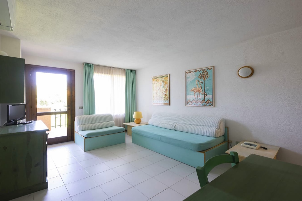 bilocale 5 Residence Portorotondo Soggiorno